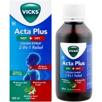 Vicks ActaPlus Wet and Dry Cough Syrup 100ml