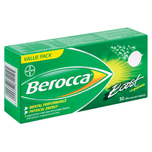 Berocca Boost Effervescent 30 Tablets