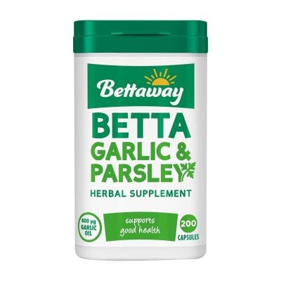 Bettaway Garlic& Parsley 200 Capsules