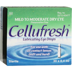 Cellufresh Unit Dose 30x0.4ml Eye Drops