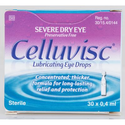 Celluvisc Unit Dose 30x0.4ml Eye Drops