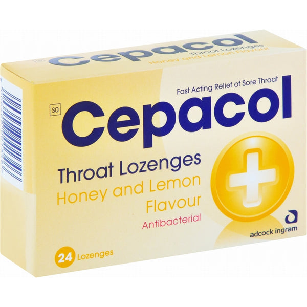 Cepacol Lozenges 24's Honey & Lemon