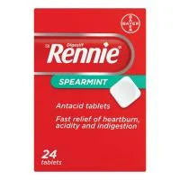 Rennies Antacid Tablets Peppermint 24's