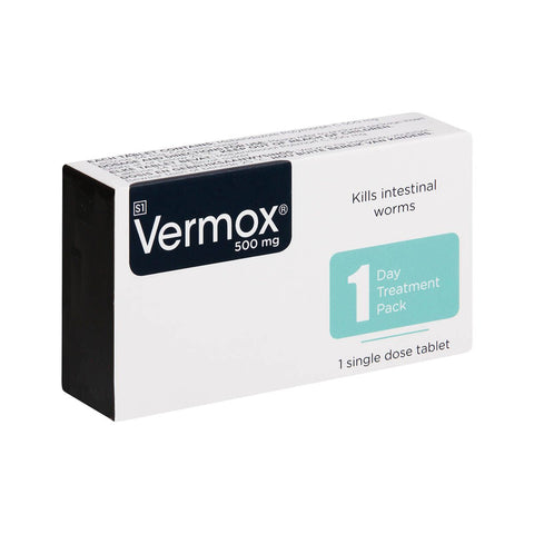 Vermox 500mg tablets 1's