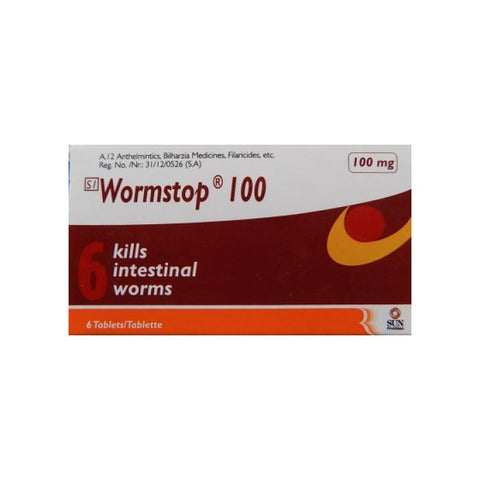 Wormstop 100mg tablets 6's