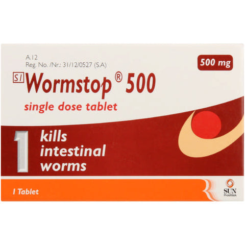 Wormstop 500mg tablet 1's