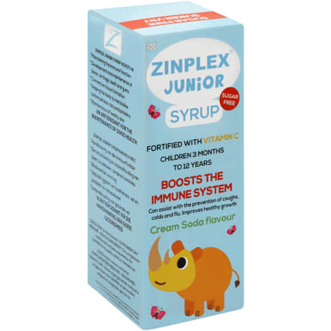 Zinplex Junior Syrup Cream Soda 200ml