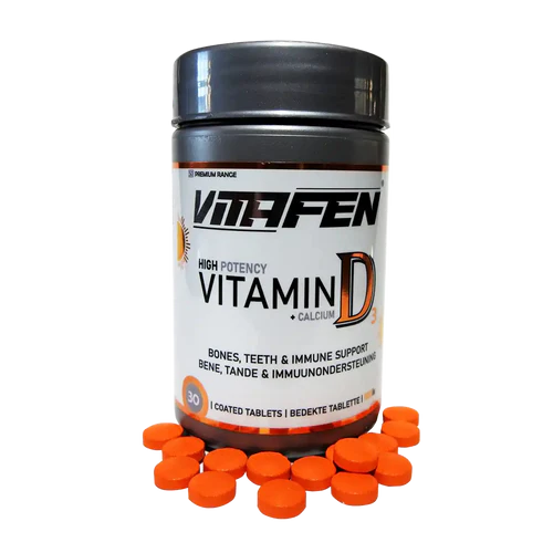 Vitafen Vitamin D3 1000iu & Calcium Tablets, 30's