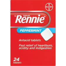 Rennies Antacid Tablets Aniseed 24's