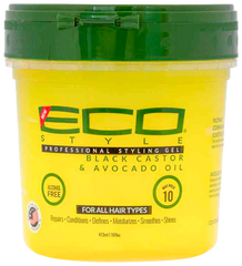 Ecoco Styler Gel Black Castor Oil & Avocado 236ml