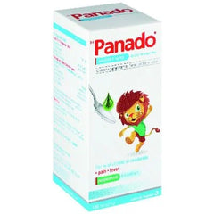Panado Paediatric Syrup Alcohol & Sugar Free  Peppermint 100ml