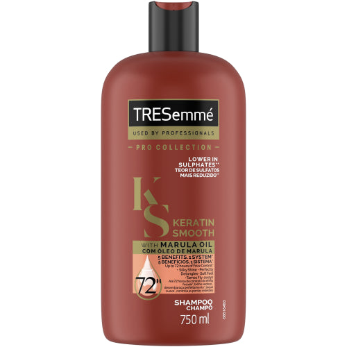 TRESemme Keratin Smooth Lower Sulphate Shampoo Frizz Control 750ml