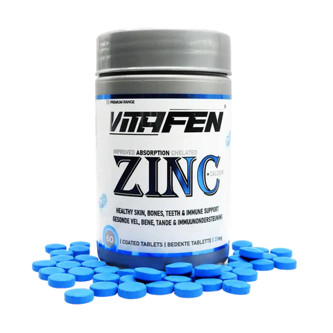 Vitafen Zinc Forte & Calcium Tablets, 60's